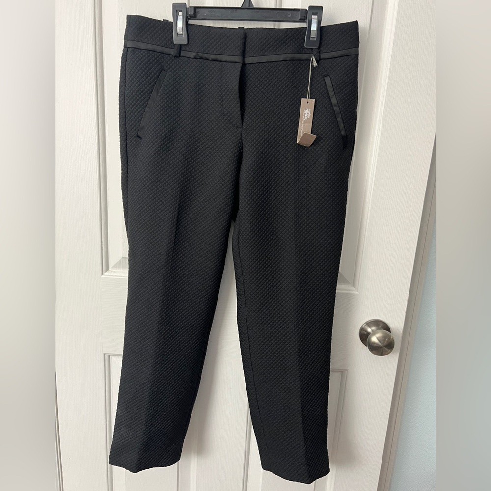 LOFT Marisa Ankle Pant Black NWT Size 8P